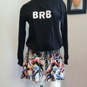 NWT free people abstract floral print